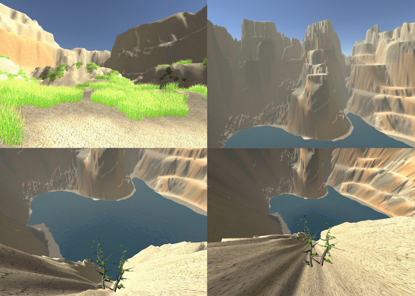 Dolly Zoom in VR — canyon scene